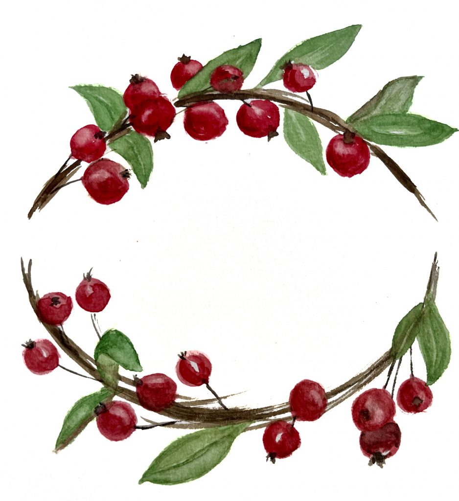 Beerenkranz Weihnachten